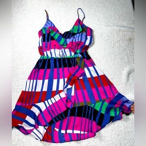 Express small dress with adjustable straps